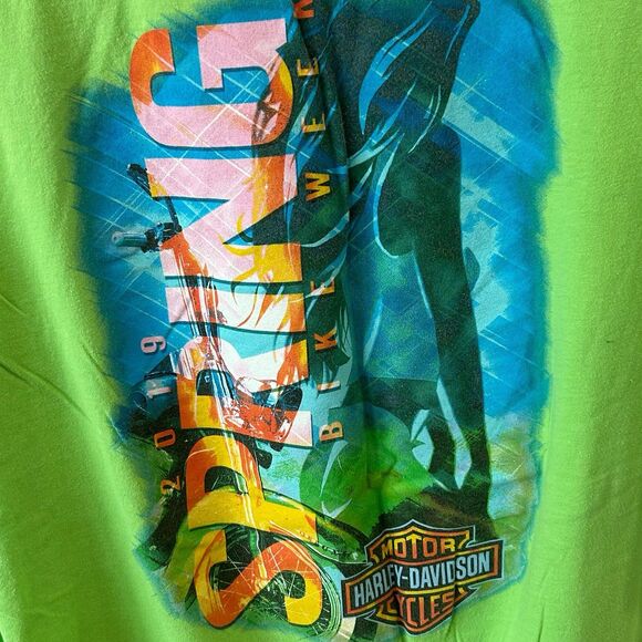 Harley-Davidson T-Shirt Men's Myrtle Beach South Carolina 2019 Spring Bike Week - Picture 4 of 10